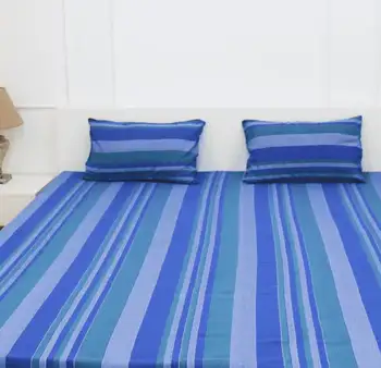 Classic-Lines-Blue-Bedsheet-Main-Image