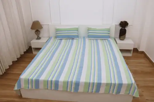 Classic-Lines-Blue-Green-Bedsheet-Main-Image