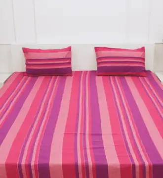 Classic-Lines-Pink-Bedsheet-Main-Image