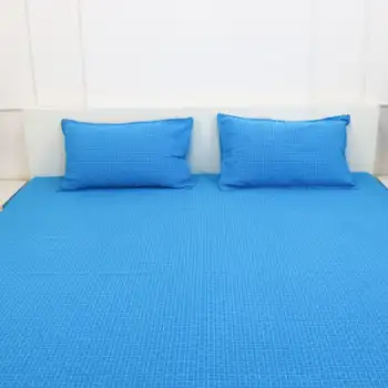 Quilted-Sky_Blue-Bedsheet-Main-Image